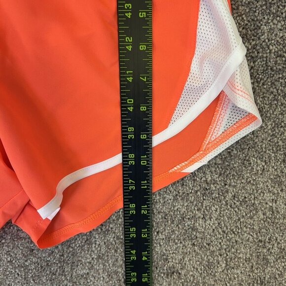 Under Armour Women's Fly By 2.0 Shorts Size XS Orange White 3 in Drawstring NWT - Picture 10 of 16